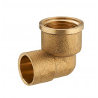 Coude laiton à visser femelle F1/2' (15x21) NOYON & THIEBAULT - à souder - Ø 16 mm - 962-1516L1