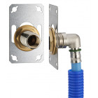 FIXSYSTEM simple : kit complet de fixation d'un robinet mural simple M1/2' (15x21) Coude d'alimentation à sertir profil TH sur tube PER NOYON & THIEBAULT - Ø 16 mm, sortie femelle 1/2' (15x21) - 3327-16PL1