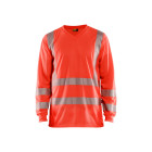 T-shirt à manches longues col V haute-visibilité anti-UV polyester 33851013 - Couleur et taille au choix