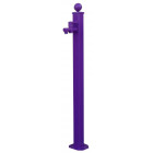 Fontaine de jardin colonne arcobaleno violet