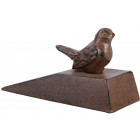 Cale porte en fonte oiseau 6,5x15,7x8,9cm
