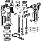 Lot de 4 kits de mécanisme de chasse complet geberit type 290 - 380