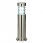 Borne equinox, acier inoxydable et polycarbonate, 50 cm