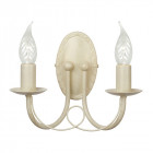 Applique minster, ivoire / or, 2 ampoules
