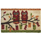 Paillasson hiboux bienvenue  75x45cm