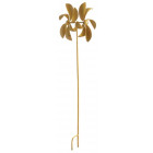 Eolienne en métal laqué ocre antique