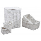 Panier à linge avec 4 corbeilles