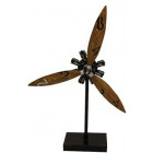 Hélice d'avion déco sur socle
