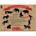 Ombre murale silhouette articulée cheval cheval