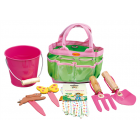 Sac de jardinage enfant 6 accessoires - Couleur au choix