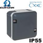 Sortie de câble étanche ip55 16a saillie oxxo eurohm - couleur - gris : sortie de câble étanche ip55 16a