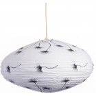 Suspension ovale 80cm gingko black