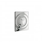 Grohe 38963000 wave plaque de déclenchement pour chasse d'eau, 2 volumes, start/stop chrome