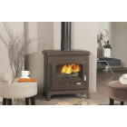Poêle bois bûche godin fonteval 10kw - anthracite - 389143