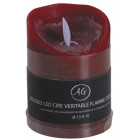 Bougie à leds parfum fruits rouges