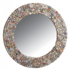 Miroir déco rond en papier recyclé
