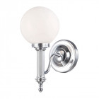 Applique carroll4, chrome et verre