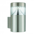Applique cylindre led outdoor, en acier inoxydable et polycarbonate