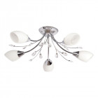 Plafonnier chromé megapolis 5 ampoules 17 cm