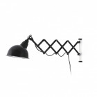 Aplique murale noire ras 1 ampoule