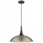 Suspension nickel satiné chichester 1 lumières