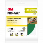 3m - disque abrasif p40 - lot de 10 (8 trous)