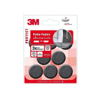 3m - patins-feutres en bi-matière à bords arrondis spécial carrelages & sols rugueux