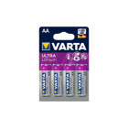 4 piles lr06 varta aa ultra lithium