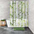 Rideau de douche bamboo 180x200 cm vert