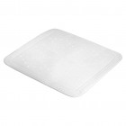 Tapis de bain antidérapant arosa 55x55 cm blanc