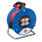 Brennenstuhl enrouleur électrique 4 prises 25 m câble rouge