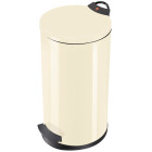Hailo poubelle à pédale t2 taille l 19 vanille 0520-639