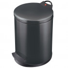 Hailo poubelle à pédale t2 taille m 11 l noir 0513-829