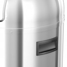 Hailo poubelle à pédale kickmaxx taille xl 36 l acier inox 0850-069