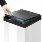 Hailo poubelle big-box touch taille xxl 71 l blanc 0880-501