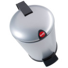Hailo poubelle à pédale design taille s 4 l argenté 0704-860