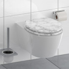 Siège de toilette avec fermeture en douceur marmor stone