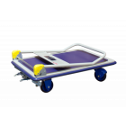 Chariot dossier repliable Prestar® avec frein plateau tôle antidérapant 300 kg - 805006997