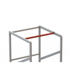 Escabeau roulant étroit charge 150 kg 5 marches ht plateforme 1260 mm
