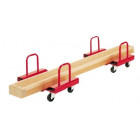 Chariot pour charges longues 1000 kg - Avec ou sans ranchers amovibles