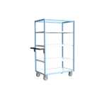 Servante multi-niveaux avec 3 étagères plateau bois 250 kg - Dimensions au choix