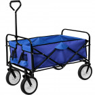 Chariot de jardin pliable 80 kg outils jardinage - Couleur au choix