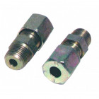 Raccord à bague M3/8 - tube 12mm (2pcs) - Acier - M3/8 - tube 12mm (2pcs)