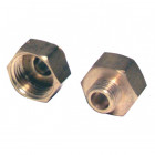 Raccord de réduction F3/8 x M1/4 (2pcs) - Laiton - F3/8 x M1/4 (2pcs)