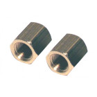 Mamelon de liaison égal F/F3/8 (2pcs) - Laiton - F/F3/8 (2pcs)