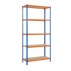 Étagère 2000x1000x500mm bleu/orange charge 150kg maderclick plus 5/500 simon rack