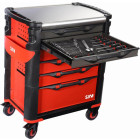 Servante 6 tiroirs + 135 outils de maintenance indus. SAM OUTILLAGE modules abs - 416-135SV