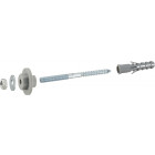 Fixations lavabo paroi pleine rondelles réglables vis 8x110 mm chevilles 12x60 mm x2 noyon & thiebault