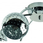 Lustre 6 branches boules métalliques