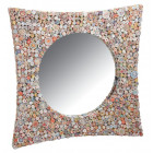 Miroir carré incurvé en papier recyclé
